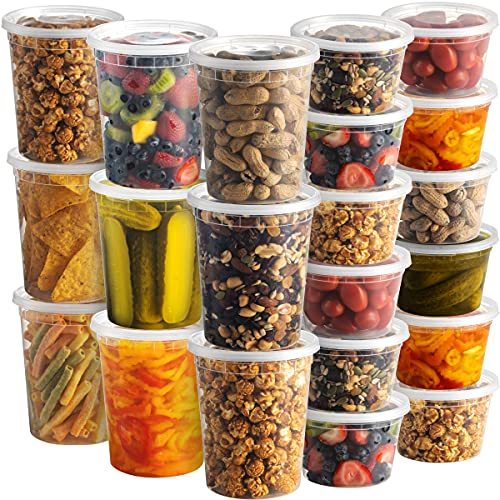 14 Meal Prep Containers Round 16oz. Reusable, Microwavable, Dishwasher Safe,  Convenient, and BPA Free 