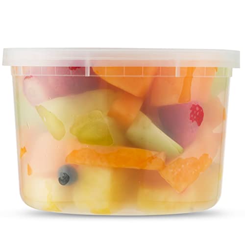 1/2 Gallon (64 oz.) BPA Free Food Grade Round Container with Lid
