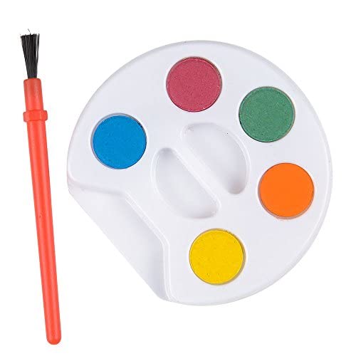 Mini Watercolor Kids Paint Set - (Bulk Pack of 24) - 5 Water Color
