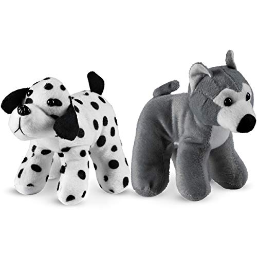 Bedwina Plush Puppy Dogs Pack of 12 6 Inches Tall Stuffed