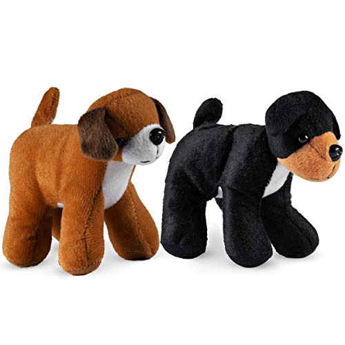 Bedwina Plush Puppy Dogs Pack of 12 6 Inches Tall Stuffed Animals Bedwina