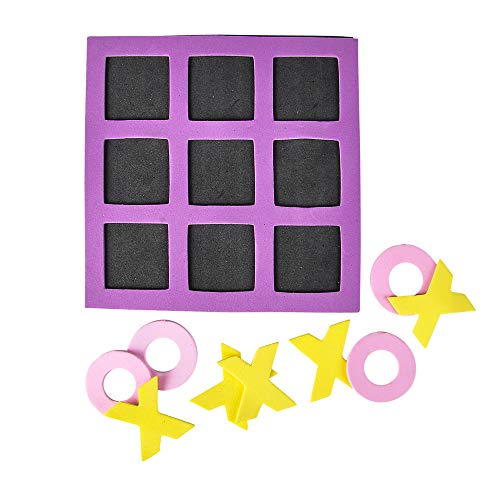 Bedwina (Bulk Pack of 24) 5x5 Foam Tic-Tac-Toe Mini Board Game Toys for  Kids, Birthday Party Favors, Goody Bag Stuffers, Classroom Prizes 