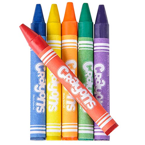  Color Swell Neon Crayons Bulk Packs - 6 Boxes of Fun Neon  Crayons of Teacher Quality Durable Classroom Packs for Kids Students Party  Favors : Toys & Games