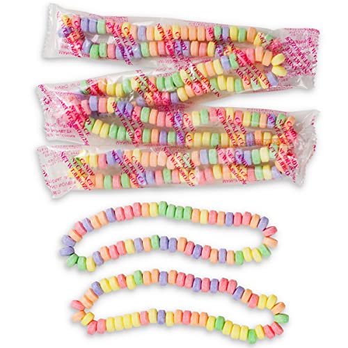 Candy Bracelets - Bulk 36 Count, Individually Wrapped - 2.5 Inch Candy  Jewelry Bracelets, Stretchable, Edible, Colorful Fruit Flavor Rainbow  Candies