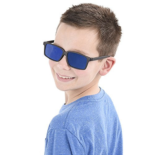 Spy Glasses for Kids in Bulk - Spy Sunglasses with Rear View So You Can See Behind You, for Fun Party Favors, Spy Gear Detective Gadgets, Stocking